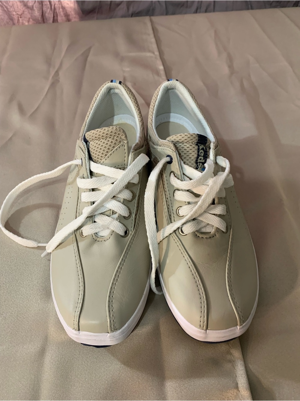 Keds Women's Lace-Up Sneakers in Light Taupe my  a/1